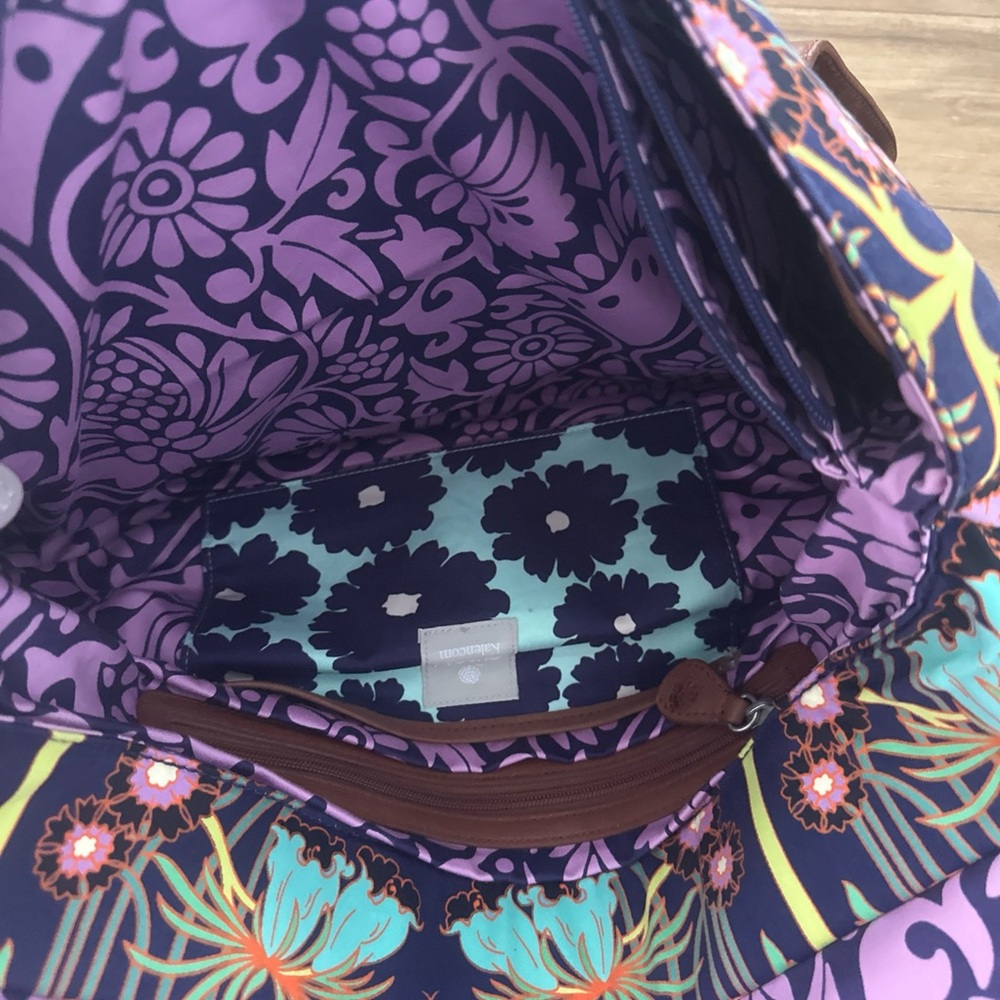 Amy Buttler‎ by Kalencom Women’s Duffle Bag Navy Sari Flower 2009 Collection - Picture 7 of 15